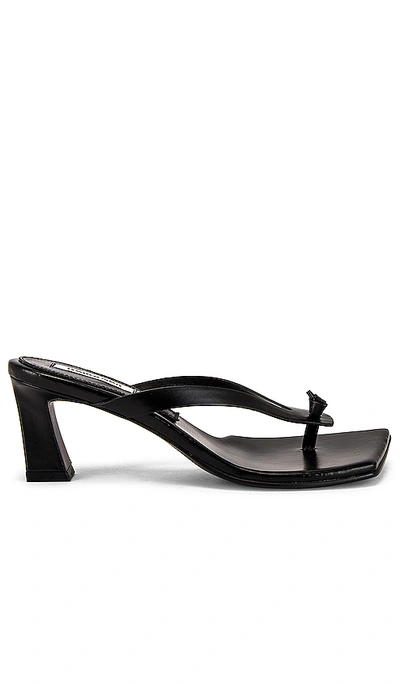 Reike Nen Flip Flop Heels In Black