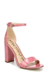 Sam Edelman Women's Yaro Dress Sandals Women's Shoes In Raspberry Sherbet Leather