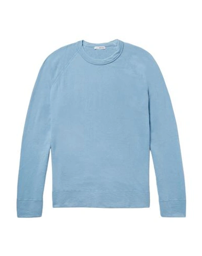 James Perse Sweatshirt In Sky Blue