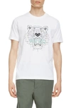 Kenzo Classic Tiger Graphic Tee In White