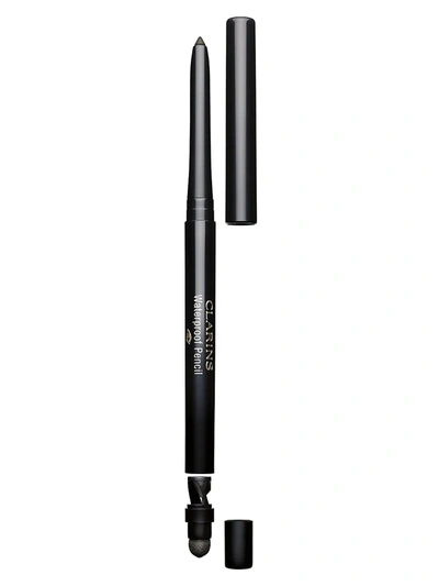 Clarins Waterproof Eye Pencil In Black