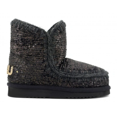 Mou Boots Eskimo 18 Sequns In Black