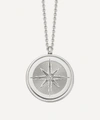 Astley Clarke Celestial Compass Sterling Silver And Sapphire Necklace