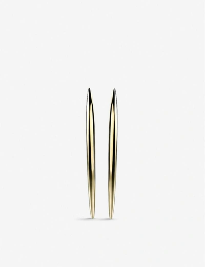 Shaun Leane Quill Yellow Gold-plated Vermeil Silver Long Earrings