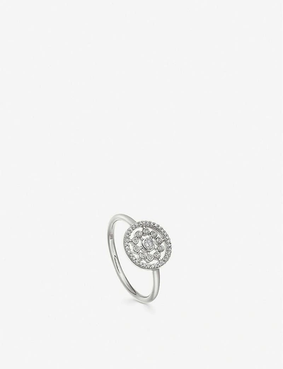 Astley Clarke Icon Nova 14ct White-gold And Diamond Ring In White Gold