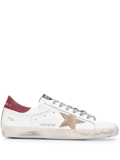 Golden Goose Mens White/oth Men's Superstar Distressed Leather Low-top Trainers 9