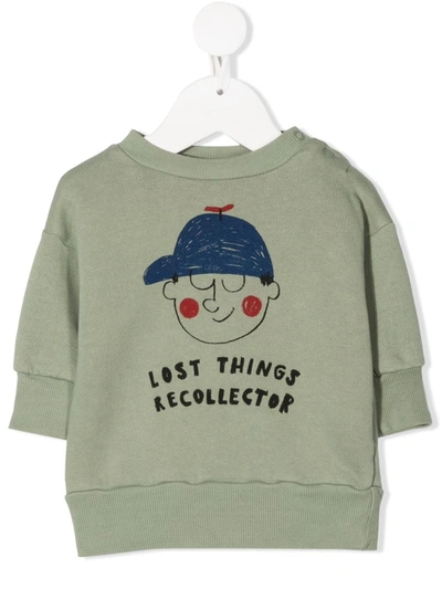 Bobo Choses Babies' Lost Things Sweatshirt In Grey