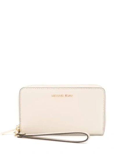 Michael Michael Kors Jet Set Flat Phone Case In Neutrals