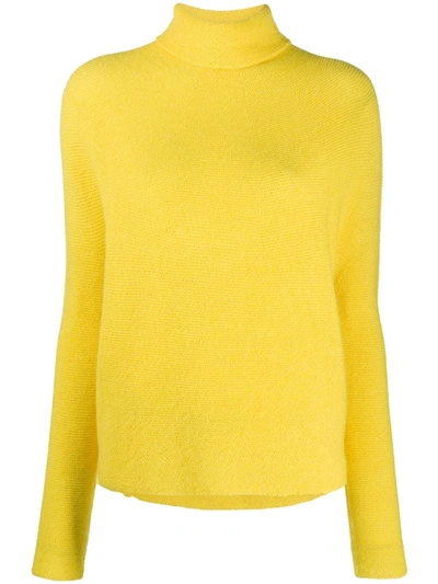 Christian Wijnants Roll Neck Jumper In Yellow