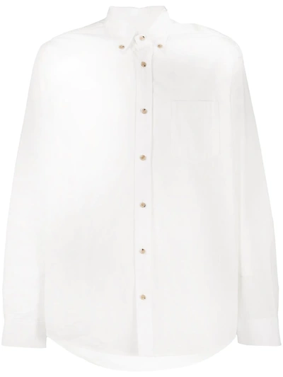 Nanushka Kale Long-sleeved Shirt In White