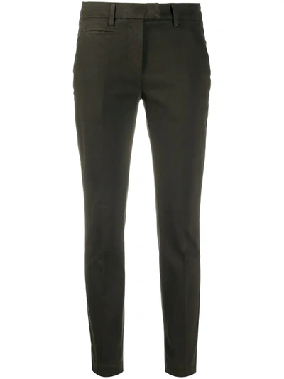 Dondup Skinny Fit Trousers In Green