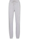 Ninety Percent Straight-leg Drawstring Track Pants In Grey