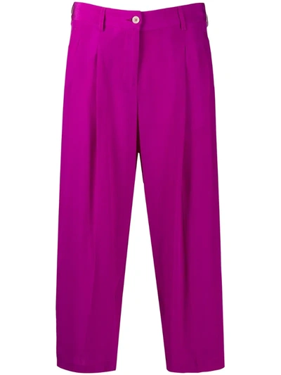 Jejia Cropped Trousers In Pink