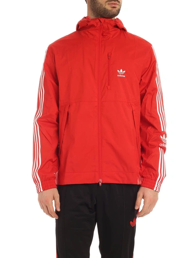 Adidas Originals Classics Anorak Jacket Red