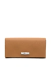 Longchamp Roseau Leather Continental Wallet In Natural