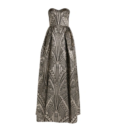 Zuhair Murad Cityscape Jacquard Gown