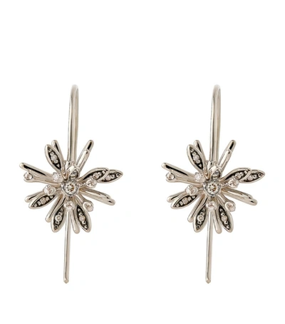 Hstern Noble Gold And Diamond Flow By  Earrings
