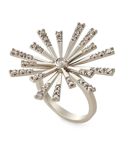 Hstern Noble Gold And Diamond Flow By  Ring