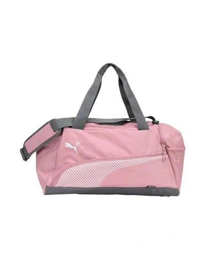 Puma Travel & Duffel Bag In Pink
