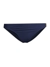 Tory Burch Miller Hipster Bikini Bottoms In Navy