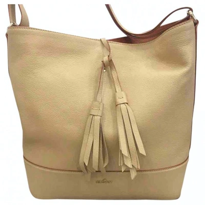 Pre-owned Hogan Beige Leather Handbag