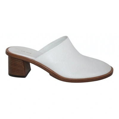 Pre-owned The Row White Leather Mules & Clogs