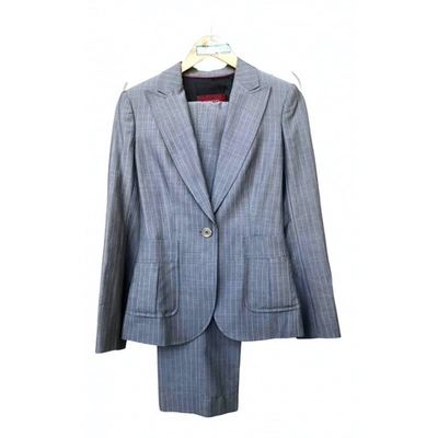 Pre-owned Burberry Suit Jacket In Grey
