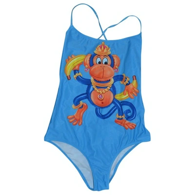 Pre-owned Moschino One-piece Swimsuit In Multicolour