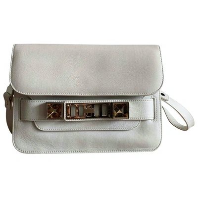 Pre-owned Proenza Schouler Ps11 White Leather Handbag