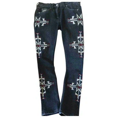 Pre-owned Isabel Marant Slim Trousers In Multicolour