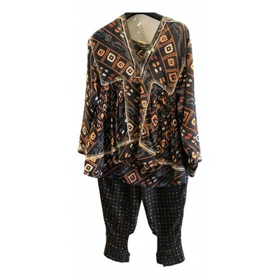 Pre-owned Isabel Marant Silk Jumpsuit In Multicolour