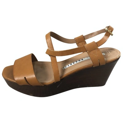 Pre-owned Fratelli Rossetti Brown Leather Sandals