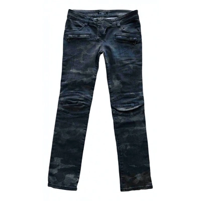 Pre-owned Balmain Multicolour Denim - Jeans Jeans