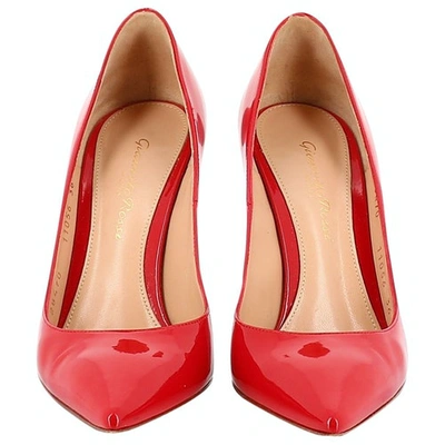 Pre-owned Gianvito Rossi Patent Leather Heels In Red