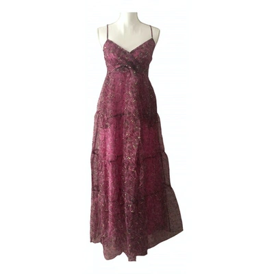 Pre-owned P.a.r.o.s.h Pink Silk Dress