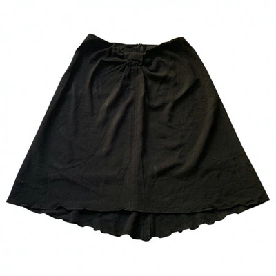 Pre-owned Max Mara Mid-length Skirt In Black