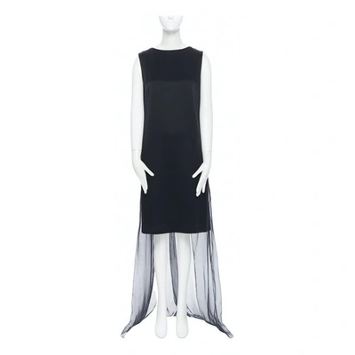 Pre-owned Dries Van Noten Maxi Dress In Black