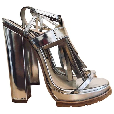 Pre-owned N°21 Silver Leather Heels