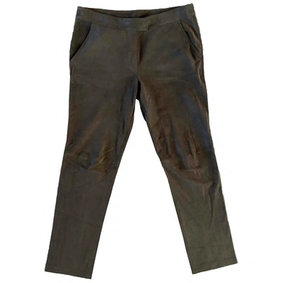 Pre-owned Max & Moi Slim Trousers In Brown