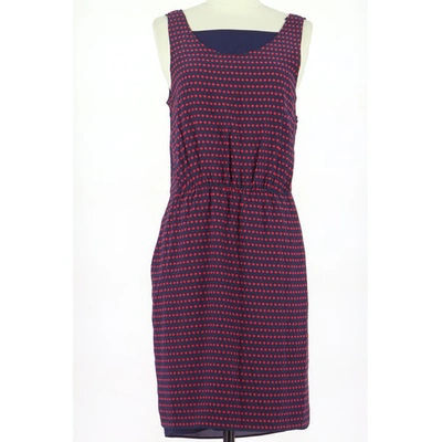 Pre-owned Marc By Marc Jacobs Silk Dress In Navy