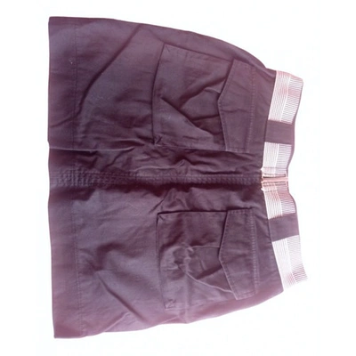 Pre-owned Tara Jarmon Black Cotton Skirt