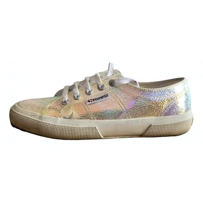 Pre-owned Superga Trainers In Metallic