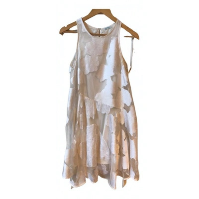 Pre-owned P.a.r.o.s.h Mini Dress In White