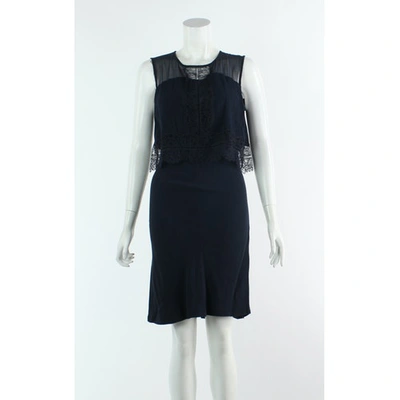 Pre-owned Sandro Dress In Navy