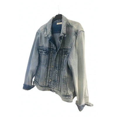 Pre-owned Allsaints Jacket In Blue