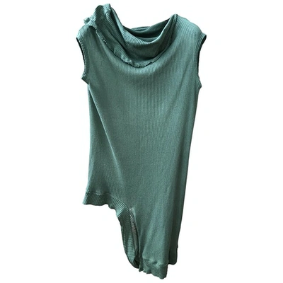 Pre-owned Y's Tunic In Green