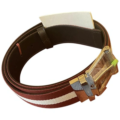 Pre-owned Bally Brown Leather Belt