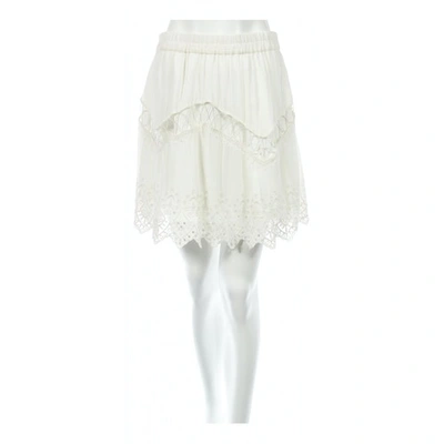 Pre-owned Iro Mid-length Skirt In White