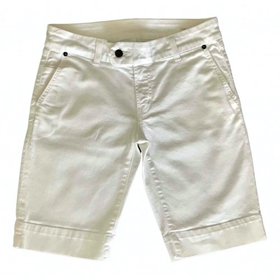 Pre-owned Citizens Of Humanity White Cotton - Elasthane Shorts