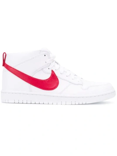 Nike Lab Dunk Lux Chukka X Rt Sneakers, White/red
